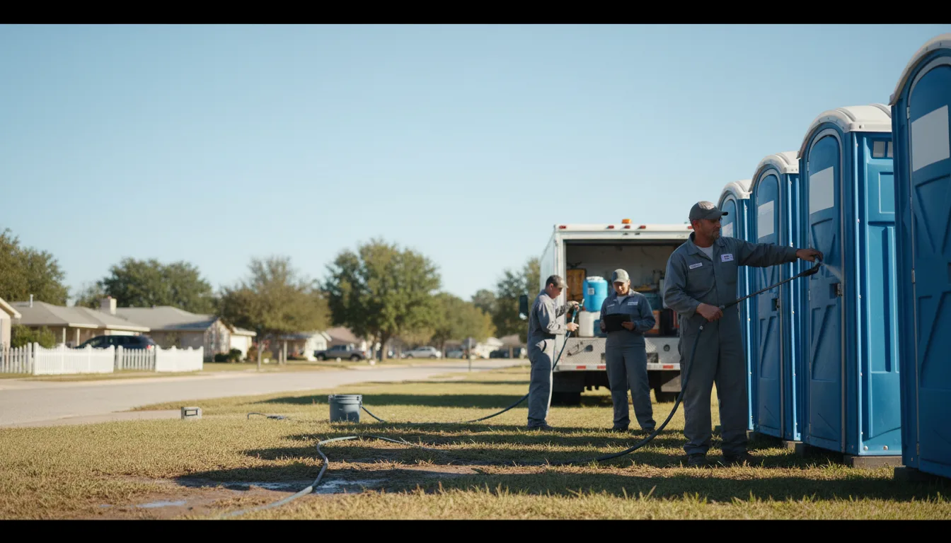Long-Term Portable Toilet Rental in Cache, OK near me